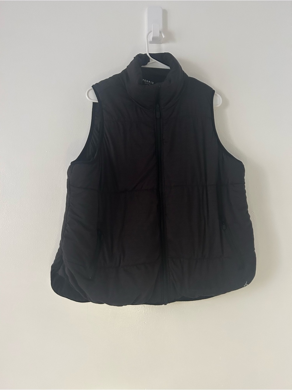 Torrid Black Quilted Puffer Vest